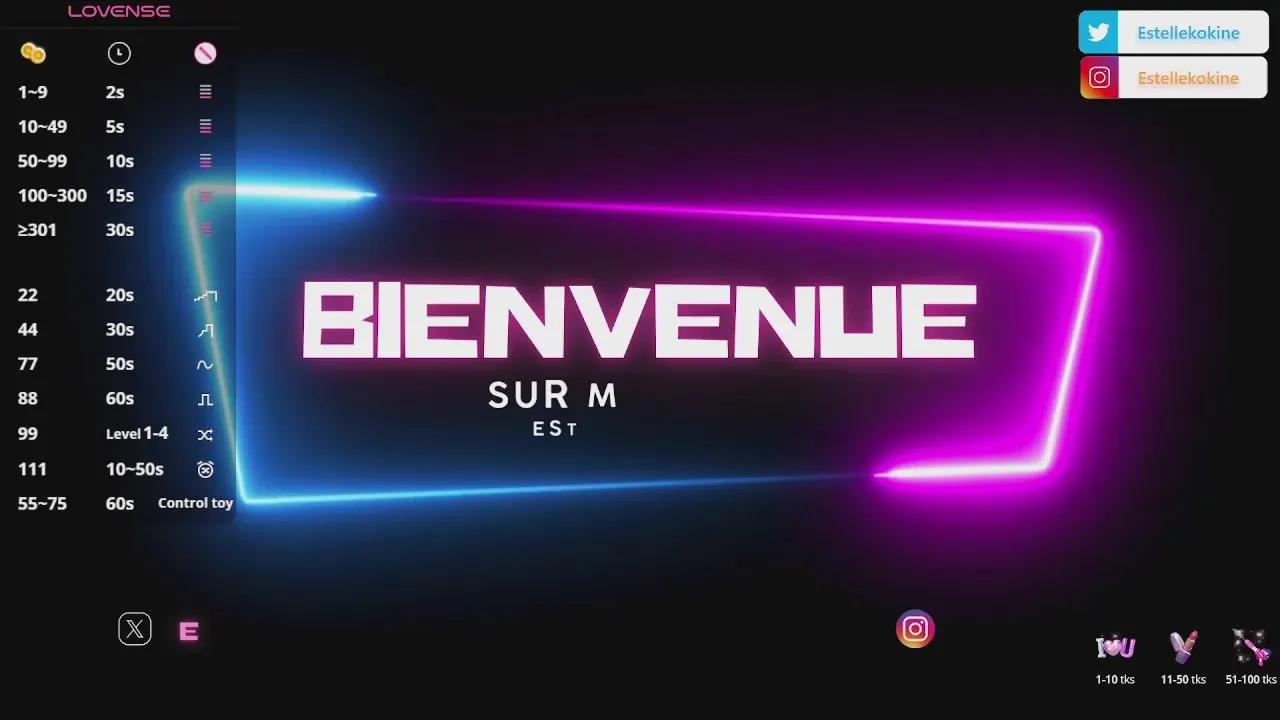 Estellekokine on Cam4