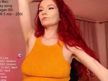 mayrumey — GOAL: full NAKED [500 tokens remaining] SPERM on PUSSY last goal) #natural #hairy #pvt #hairyarmpits #redhead