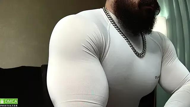 Kurt_Stone1 — To rub oil on body and show off muscles