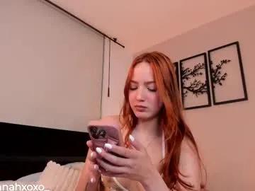 hannah_xoxo_ — Current Goal: doggy style + ass finger at 200 tokens -- Next Goal: fingering pussy -- hello ;) // pvt is open #teen #young #latina #squirt #redhead don't forget to follow me!!