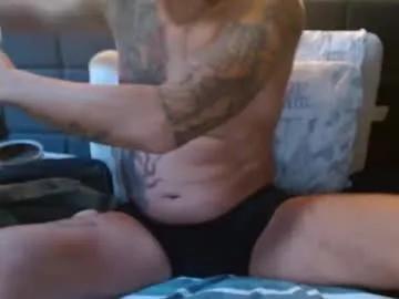 sexyfitdaddy — #bigcock #tattoo #daddy #smoke #muscles #lovense
