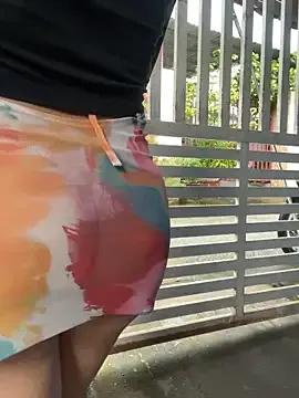 BigAssBee — Ice stuffed up the butt in public