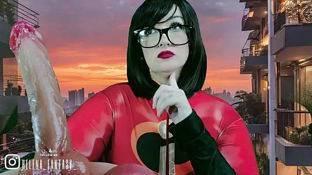 helenas_fantasy —  Clamps on Jessie's hard nipples 