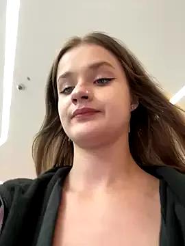 KittyQueeny — crazy squirt in a dirty mall bathroom